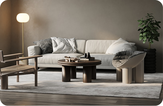 Luxury Grey Sofa